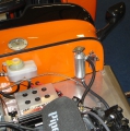 Water radiator coolant header tank - 4x vývod - objem 0,5l