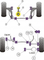 Silentbloky Powerflex Audi S3 8P (06-) Rear Lower Link Outer Bush (11)
