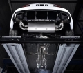 Catback výfuk Milltek Audi RS3 8V MQB Sportback (15-17) - verze s rezonátorem bez klapek - koncovky černé