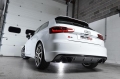 Turboback výfuk Milltek Audi S3 8V 2.0 TFSI Quattro 3-dv. (13-) - verze s rezonátorem - koncovky leštěné Oval