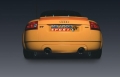 Catback výfuk Milltek Audi TT 8N 1.8T 225PS Quattro Coupe/Roadster (98-06) - verze s rezonátorem Race - koncvoky černé