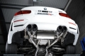 Catback výfuk Milltek BMW 3-Series F80 M3 sedan (14-) - závodní verze - koncovky titanové