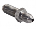 Upínací hlava (bulkhead) D-03 (AN3) 3/8"x24-UNF - nerezová