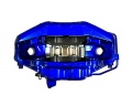 Přední 4-pístové brzdové třmeny Brembo BMW E30 / E36 / E46 / E81 / E82 / E87 / E88 / E90 / E91 / E92 / E93 / F20 / F21 / F30 / F31 pro kotouče 348x36mm (modré 34116891273 / 34116891274)