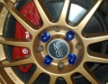 Kolové matice (štefty) D1 Spec závit M12 x 1.5 - modré