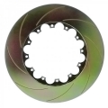 Přední brzdové kotouče D2 Racing 286x26mm - drážkované - pevné (2009-)