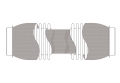 Vlnovec ProRacing 150 x 38mm nerez