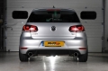 Catback výfuk Milltek VW Golf 6 GTi 2.0 TFSI 210PS (09-13) - verze bez rezonátoru - koncovky leštěné 100mm Jet