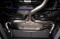 Catback výfuk Milltek VW Golf 6 GTi 2.0 TFSI 210PS (09-13) - verze bez rezonátoru Race - koncovky leštěné