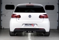 Catback výfuk Milltek VW Golf 6 R 2.0 TSI 270PS (09-13) - verze bez rezonátoru - koncovky černé