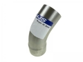 Nerezové výfukové koleno 45° HJS - průměr 50mm