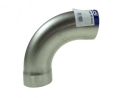 Nerezové výfukové koleno 90° HJS - průměr 70mm