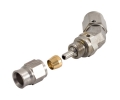 Zakončovací adaptér koleno 45° D-03 (AN3) 3/8"x24-UNF na hadici D-03 (AN3) - samice - nerezový