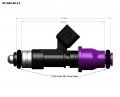 Sada vstřikovačů Injector Dynamics ID1000 pro Nissan 300ZX TT 14mm (90-96)