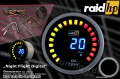 Raid Night flight digital - teplota oleje + voltmetr