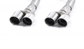 Catback výfuk Milltek Audi A4 B8 2.0 TFSI S-line 2WD/Quattro Tiptronic Sedan/Avant (08-11) - verze s rezonátorem - koncovky leštěné Quad