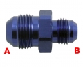 Redukční fitinka D-16 (AN16) 1-5/16"x12-UNF samec - D-12 (AN12) 1-1/16"x12-UNF samec