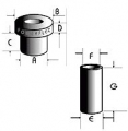 Powerflex univérzální silentblok 100 Series Top-Hat Bush - 1.500 x 1.700inch