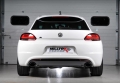 Catback výfuk Milltek VW Scirocco Mk3 R (09-16) - verze s rezonátorem - koncovky černé Oval (homologace)