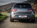 Catback výfuk Milltek Seat Leon 5F ST Cupra 280/290 2.0 TSI (15-) - verze bez rezonátoru - koncovky černé Quad