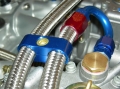 Separátor na vedení - průměr 2x 14,3mm - modrý