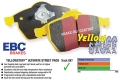Zadní brzdové destičky EBC Yellowstuff na Abarth 500 1.4 Turbo 160PS (11-)
