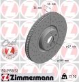 Přední brzdové kotouče Zimmermann BMW 395x36mm - 5x112mm - vrtané