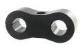 Separátor na vedení - průměr 2x 7,9mm - černý | High performance parts