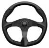 Volant Momo Quark 350mm - černý/černý - PU | High performance parts