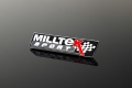 3D samolepa s logem Milltek Sport - černá | High performance parts