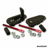 Zámky / držáky kapoty Aerocatch uzamykatelné - černé | High performance parts