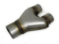 Výfuková nerezová Y redukce VMS Racing délka 250mm - 1 x 63,5mm > 2 x 51mm | High performance parts