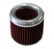 Sportovní filtr univerzální 60/65/70/76/90/100mm stříbrný | High performance parts