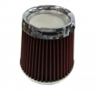 Sportovní filtr univerzální 60/65/70/76/90mm červený | High performance parts