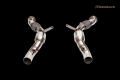Downpipes se sportovními katalyzátory Innotech (IPE) na Ferrari 488 GTB (15-) - Evolution Edition - titanové