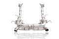 Manifold back výfuk s náhradami katalyzátorů Innotech (IPE) na Ferrari 458 Speciale 4.5 V8 (14-15) - titanový