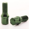 Sada kolových šroubů Japan Racing JB1 závit M12 x 1,5 - 28mm délka závitu - zelené
