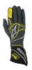 Závodní rukavice Alpinestars Tech 1ZX - antracit/žluté