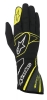Závodní rukavice Alpinestars Tech 1Z - černé/žluté