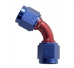 Spojovací fitinka koleno 45° D-06 (AN6) 9/16"x18-UNF - D-06 (AN6) 9/16"x18-UNF samice-samice