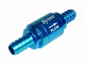 Zpětný ventil celo hliníkový Sytec - hadice 8mm - modrý