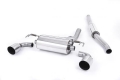 Catback výfuk Milltek Mitsubishi Lancer Evo 10 X 2.0 Turbo (08-14) - koncovky Raptor 127mm - verze bez rezonátoru