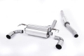 Catback výfuk Milltek Mitsubishi Lancer Evo 10 X 2.0 Turbo (08-14) - koncovky Raptor 102mm - verze s rezonátorem