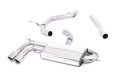 Catback výfuk Milltek Audi A3 8P 2.0 TFSI Quattro 3-dv. (04-12) - verze bez rezonátoru