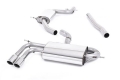 Catback výfuk Milltek Audi A3 8P 2.0 TFSI Quattro 3-dv. (04-12) - verze s rezonátorem