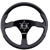 Volant Sparco L505 350mm - černý/černý - kůže/alkantara