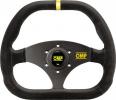 Volant OMP Kubic 310x265mm - černý/černý - semiš 