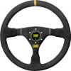 Volant OMP WRC 350mm - černý/černý - semiš