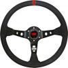 Volant OMP Corsica 350mm - černý/červený - semiš 