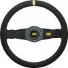 Volant OMP Rally 350mm - černý/černý - semiš